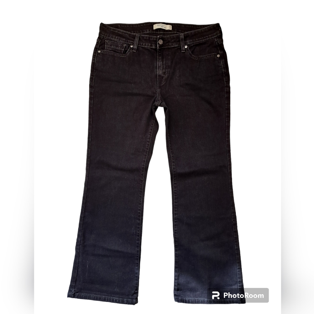 Levi's 515 black boot cut jeans, 12